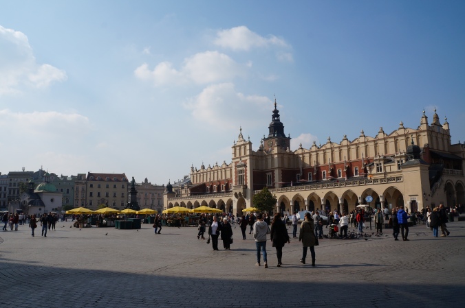 Sukiennice (Cloth Hall) in the middle of Rynek Główny, the centre of the Old Town and also the building holding the most number of souvenir shops