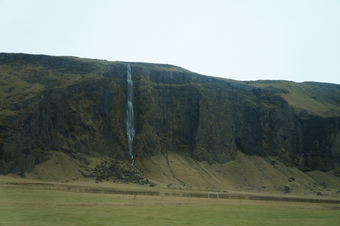 Small waterfalls - a common sight in Iceland